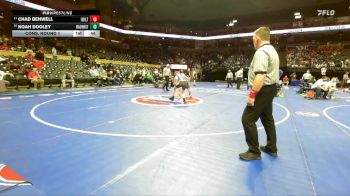 138 Class 3 lbs Cons. Round 1 - Chad Benwell, Holt vs Noah Dooley, Washington