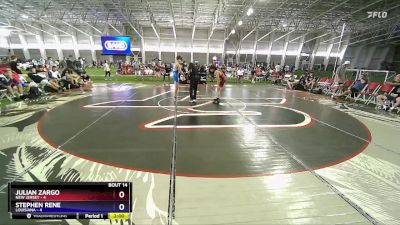 100 lbs Placement Matches (8 Team) - Julian Zargo, New Jersey vs Stephen Rene, Louisiana