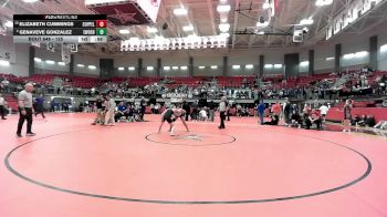 125 lbs Cons. Semi - Elizabeth Cummings, Coppell vs Genaveve Gonzalez, El Paso Eastwood
