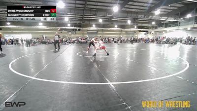 101 lbs Consi Of 16 #1 - Davis Westendorf, Immortal Athletics WC vs Gunner Thompson, Nebraska Elite