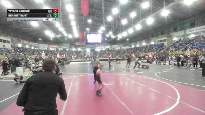 61 lbs Consi Of 4 - Taylor Autore, Pikes Peak Warriors vs Bearett Rust, Athlos Wrestling