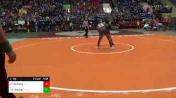 1 - 138 lbs Semifinal - Shaiem Gordon, Grundy vs Caleb Ramsey, Riverheads