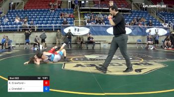 120 lbs Cons 32 #1 - Kolten Crawford, Iowa vs Jackson Crandall, Texas