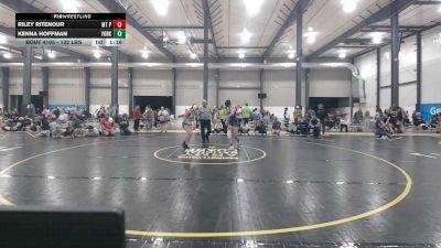 132 lbs Final - Riley Ritenour, Mt Pleasant vs Kenna Hoffman, York