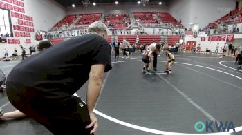 49 lbs Consi Of 8 #2 - Kannon Keith, Midwest City Bombers Youth Wrestling Club vs Knox Williams, Perry Wrestling Academy