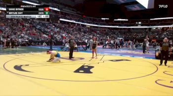 G155-4A 5th Place Match - Brylee Shy, Custer County Girls vs Dixie Bitner, County Line Girls