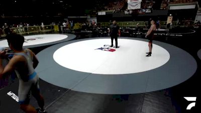 155 lbs Cons. Round 4 - William Simms Jr., Klamath Trinity Wrestling Club vs Noah Alonso, Coachella Valley Wrestling Club