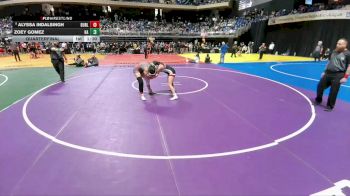 5A 132 lbs Quarterfinal - Alyssa Indalsingh, Burleson vs Zoey Gomez, El Paso Hanks