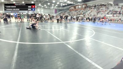 138 lbs Quarters - Cash Boos, Thurston County Wrestling Club vs Joshua Wilson, Reality Sports Wrestling Club
