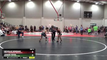 90 lbs Cons. Semi - Legend Moon, Buckhorn Youth Wrestling vs Nicholas Windham, Skull & Crossbones Wrestling C