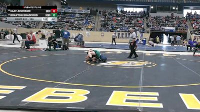 106 lbs Cons. Round 1 - Braxton Bradford, Rowan County vs Clay Atchison, Great Crossing
