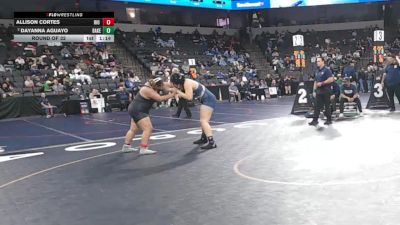 235 lbs Round Of 32 - Allison Cortes, Rio Mesa (SS) vs Dayanna Aguayo, Bakersfield (CS)