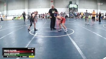 112 lbs Cons. Round 2 - Brock Glover, Tampa Bay Tigers Wrestling vs Isaiah Waycaster, Wave Wrestling Club