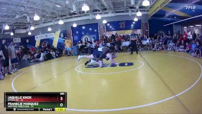 285 lbs Semis & Wb (16 Team) - Franklie Marquez, Westside Wrestling vs Jaquille Knox, Attack WC