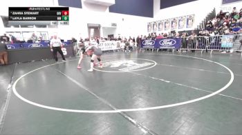 135 lbs Quarterfinal - Zahra Stewart, Orange Vista vs Layla Barron, Murrieta Mesa