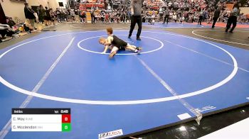 64 lbs Quarterfinal - Clinton May, Runestone vs Collins Mcclendon, Viking Wrestling Club