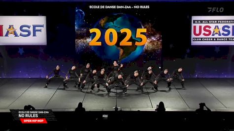 Ecole de Danse Dan-Zaa - No Rules [2025 Open Hip Hop Finals] 2025 The Dance Worlds