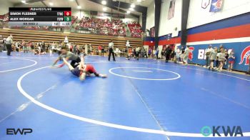64 lbs Rr Rnd 2 - Simon Flesner, Team Tulsa Wrestling Club vs Alex Morgan, Fort Gibson Youth Wrestling