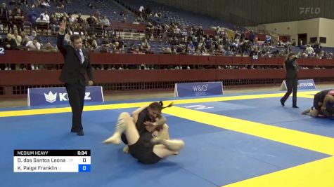 Deise Dos Santos Leonanjo vs Kennedy Paige Franklin 2024 Pan IBJJF Jiu-Jitsu No-Gi Championship