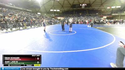 83 lbs Champ. Round 2 - Gary Ladd Iii, Lake Stevens Wrestling Club vs Dean Schauer, Ilwaco Youth Wrestling