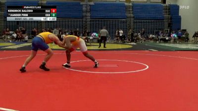 285 lbs Champ. Round 1 - Xander Firm, CSU Bakersfield vs Kendrick Salcido, Unattached-Sacramento City College