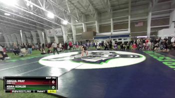 125 lbs Cons. Round 7 - Keira Kohler, Wasatch vs Abigail Pray, Park City