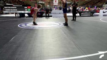Cons. Round 6 - Treyton Sheets, Frontier High School Wrestling vs Jason Valencia, Club Lucha Wrestling