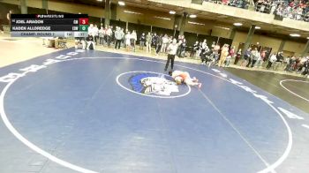 120 lbs Champ. Round 1 - Joel Aragon, Palatine vs Kaden Alldredge, Edwardsville