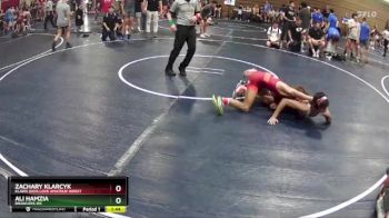 122 lbs Champ. Round 2 - Zachary Klarcyk, KLAWS (Kids Love Amateur Wrest vs Ali Hamzia, Brawlers WC