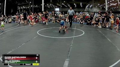 48 lbs Round 5 (8 Team) - Oliver Bartholomew, Grit Mat Club vs Kellan Bagnell, Dueling Bandits