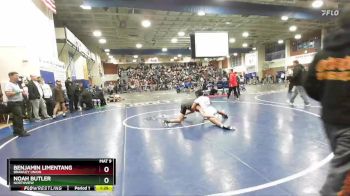 113 lbs Champ. Round 3 - Noah Butler, Northview vs Benjamin Limentang, Brawley Union