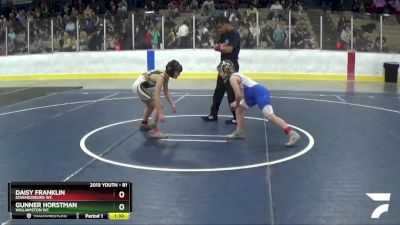 81 lbs Cons. Round 4 - Daisy Franklin, Edwardsburg WC vs Gunner Horstman, Williamston WC