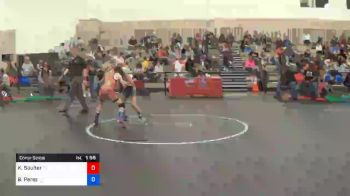 80 lbs Consolation - Kamdyn Saulter, Team Texas vs Brooklyn Perez, Team Arizona