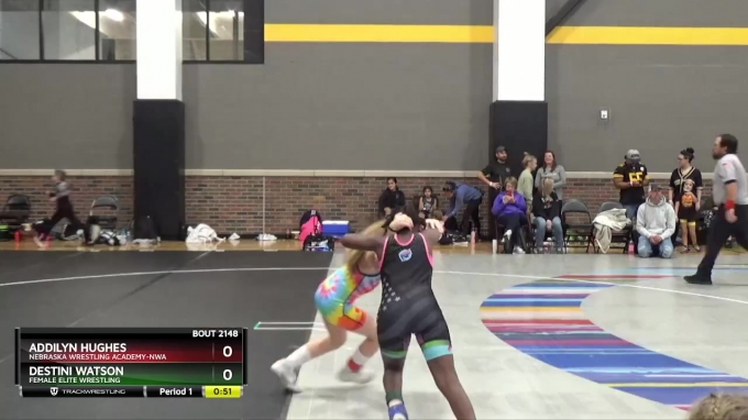 70 lbs Round 3 - Addilyn Hughes, Nebraska Wrestling Academy-NWA vs ...