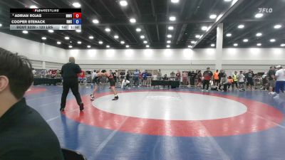 120 lbs Champ. Rd Of 16 - Adrian Rojas, Miami Wrestling Club vs Cooper Stenack, Reverence Wrestling Club