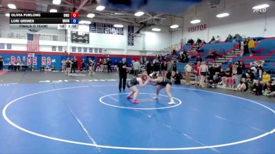 180 lbs Finals (2 Team) - Olivia Furlong, Simpson (2) vs Lori Grimes, Mount Union