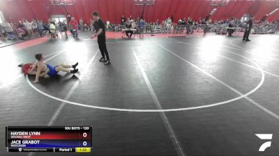 120 lbs Round 3 - Hayden Lynn, Wausau West vs Jace Grabot, Wisconsin