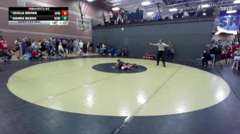 73 lbs Quarterfinal - Cecilia Brown, Grangeville Youth Wrestling Club vs Gianna Bilbao, North Country Wrestling Club