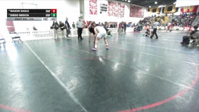 175 lbs Cons. Round 4 - Diego Mescia, Chaparral vs Mason Sauls, Chaparral