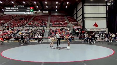 157 lbs Semifinal - Gabe Johnson, Central Oklahoma vs Nathan Conley, Indianapolis