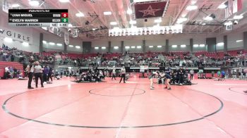 120 lbs Champ. Round 1 - Evelyn Warren, Northwest Nelson vs Lyah Miguel, Irving Nimitz