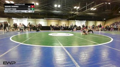 73 lbs Semifinal - Ezekiel Ramirez, Juggernaut Wrestling Club vs Beckett Todd, Texas Elite