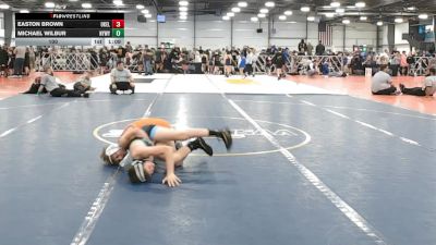 100 lbs Round 4 - 1:30pm Friday - Michael Wilbur, NYWAY - Iron Empire vs Easton Brown, Oklahoma Elite