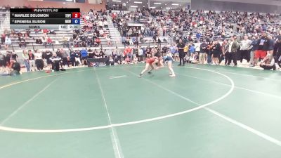 55 kg Semis - Marlee Solomon, Team Pennsylvania vs Epenesa Elison, Monster Garage Wrestling