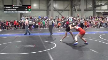 110 lbs Champ. Round 1 - Halle Holmes, Frontenac vs Brinnley Morris, Jr. Kaws
