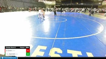 77 lbs Champ. Round 3 - Lincoln Cantrell, Cruiser Wrestling Club vs Oakley Crain, Deer Park Ironman Wrestling Club