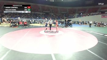 6A/5A Girls 110 Quarterfinal - Halie Scroggins, Oregon City Girls vs Jamie Baldwin, South Medford Girls