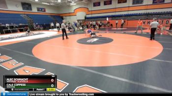 141 lbs Cons. Round 1 - Cale Coppess, Wheaton vs Alec Schmacht, Wisconsin - Platteville