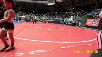 43 lbs Quarterfinal - Kyan Keys, MilLard South Wrestling Club vs Easton Aguirre, Woodward Youth Wrestling