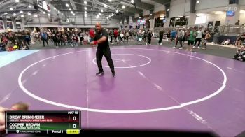 106 lbs Cons. Semi - Cooper Brown, Best Trained Wrestling vs Drew Brinkmeier, Liberty Warriors Wrestling Club